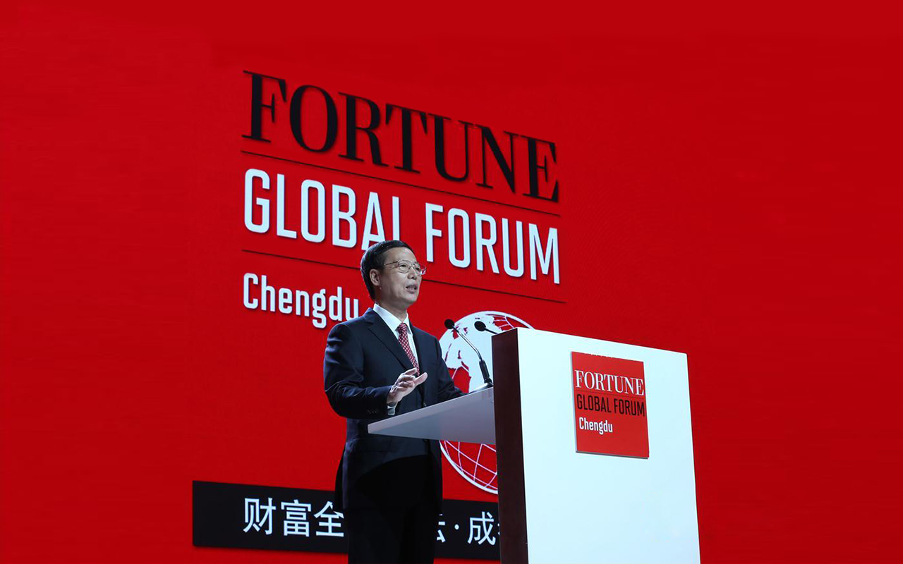 張高麗出席2013成都財富全球論壇開幕式